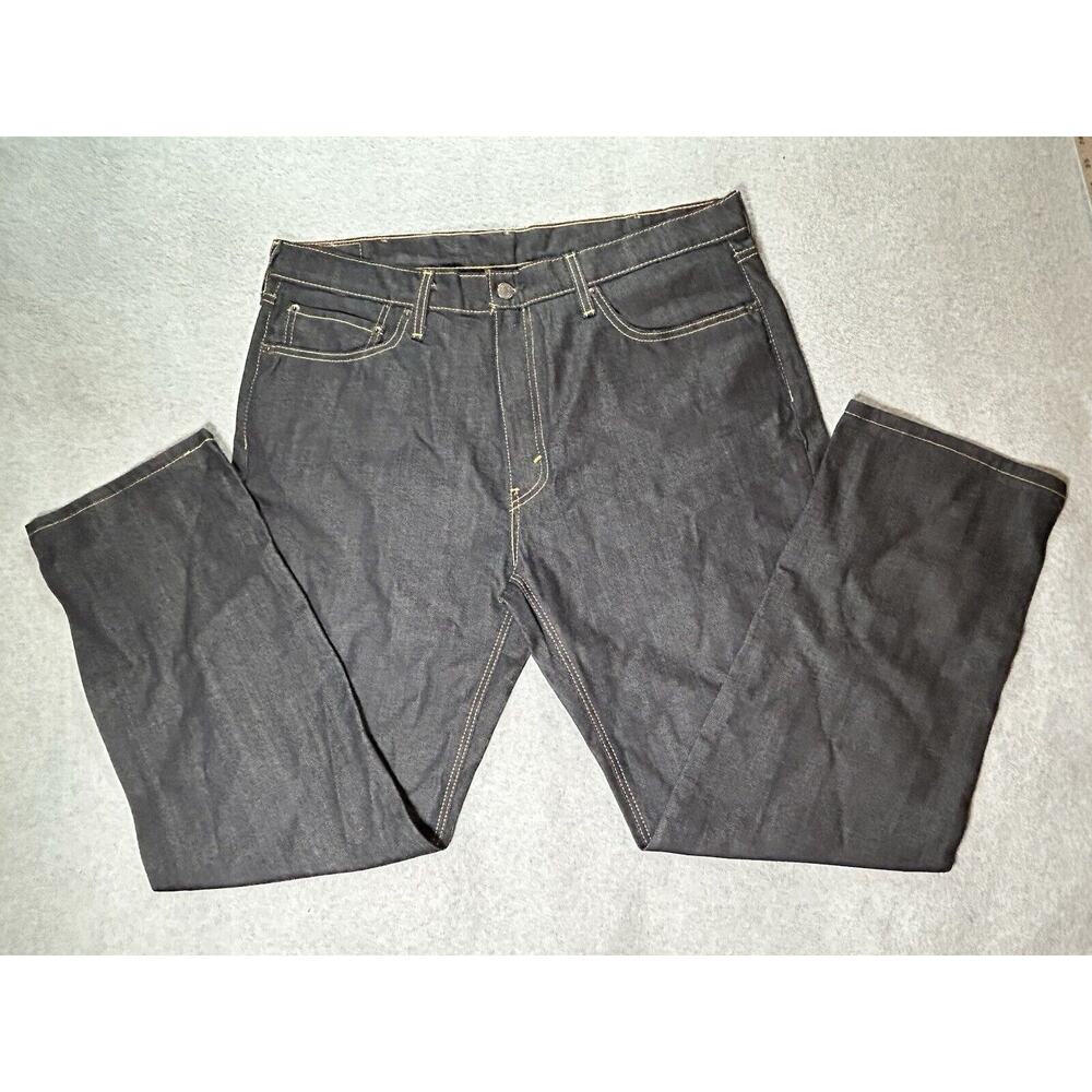 Levis 541 Jeans Mens W38 L30 Black Relaxed Tapered Stretch Casual Comfort
